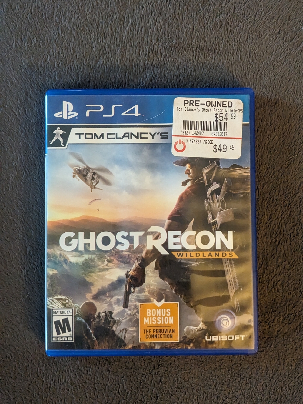 Sony PS4 Ghost Recon Wildlands - Blue Case